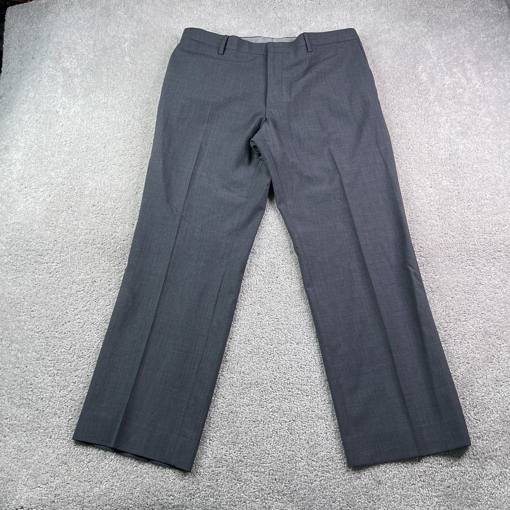 Banana Republic Pants Mens 34x30 Grey Classic Fit Stretch Wool Business Trousers